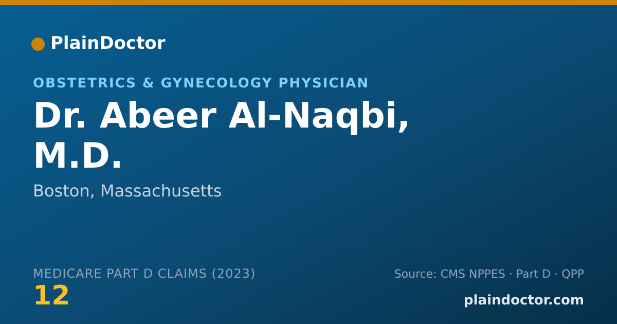 Shareable card for Abeer Al-Naqbi, M.D. - Obstetrics & Gynecology Physician, Boston, MA