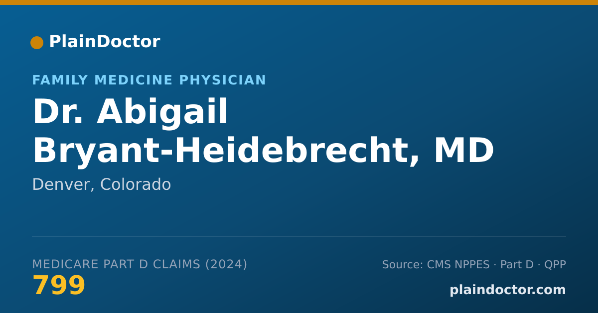 Shareable card for Abigail Bryant-Heidebrecht, MD - Family Medicine Physician, Denver, CO