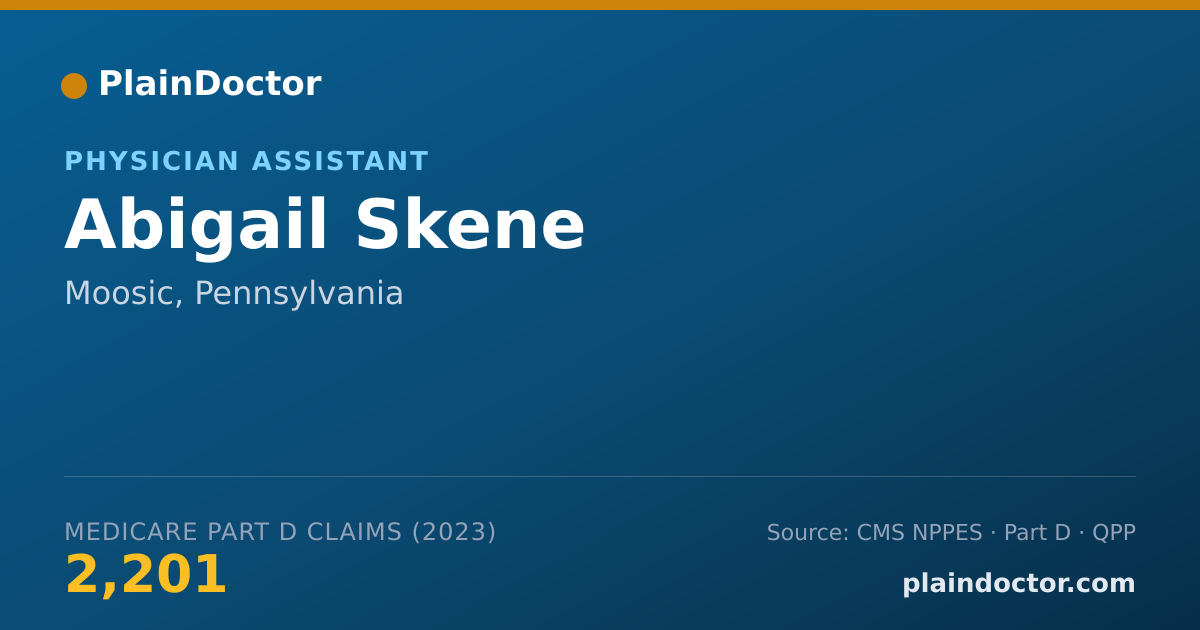 Shareable card for Abigail Skene - Physician Assistant, Moosic, PA