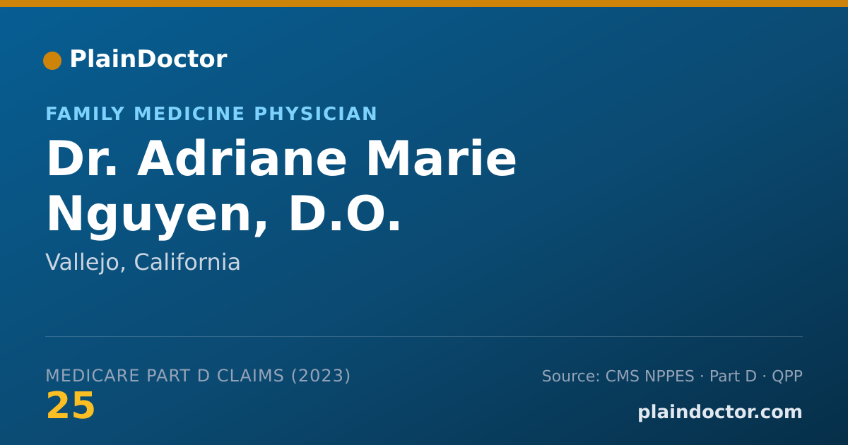 Shareable card for Adriane Marie Nguyen, D.O. - Family Medicine Physician, Vallejo, CA