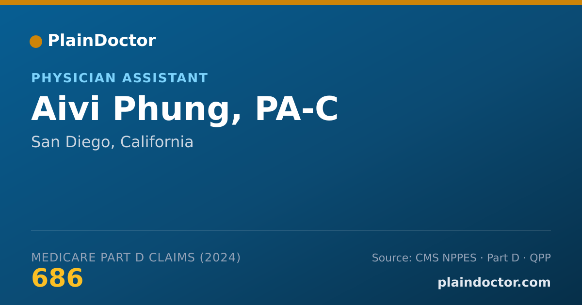 Shareable card for Aivi Phung, PA-C - Physician Assistant, San Diego, CA