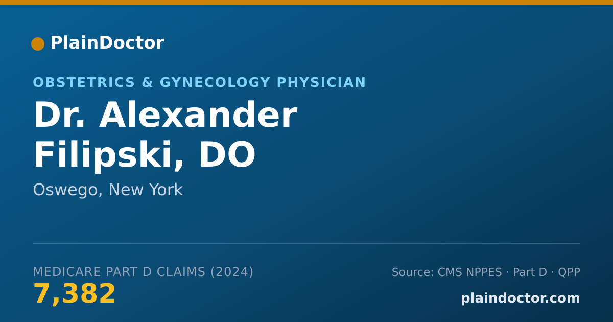 Shareable card for Alexander Filipski, DO - Obstetrics & Gynecology Physician, Oswego, NY