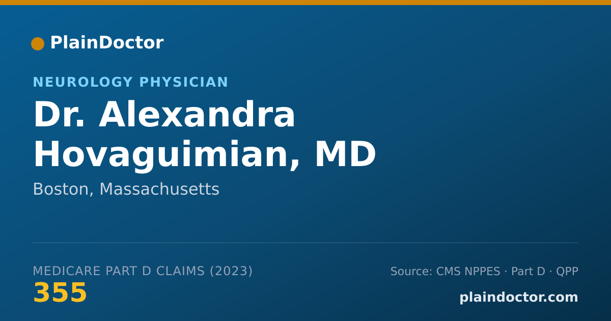 Shareable card for Alexandra Hovaguimian, MD - Neurology Physician, Boston, MA