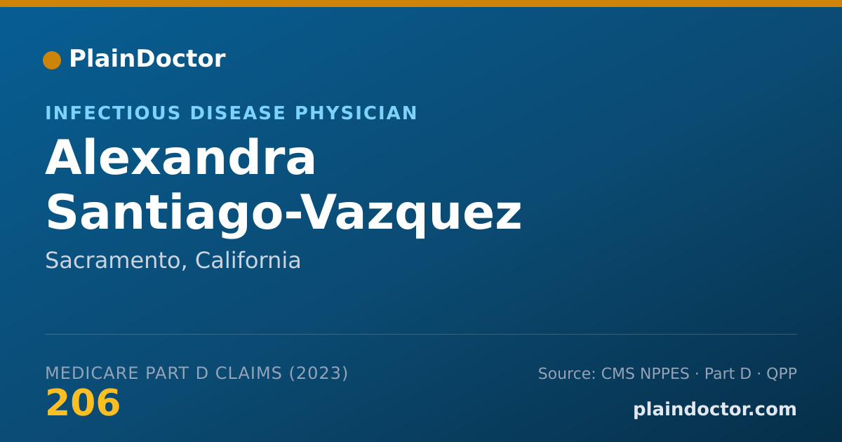 Shareable card for Alexandra Santiago-Vazquez - Infectious Disease Physician, Sacramento, CA