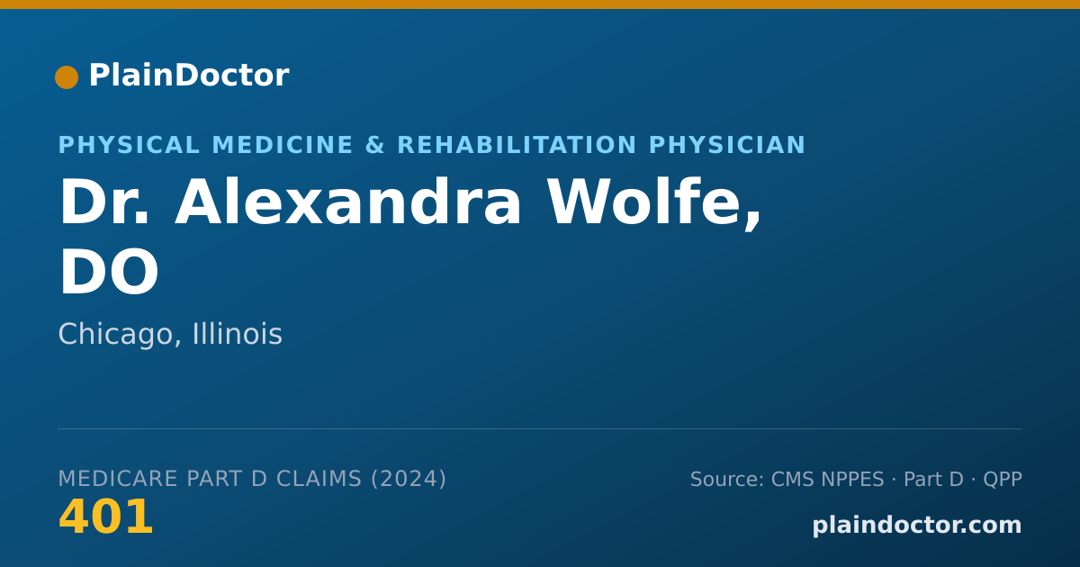 Shareable card for Alexandra Wolfe, DO - General Practice Physician, Chicago, IL