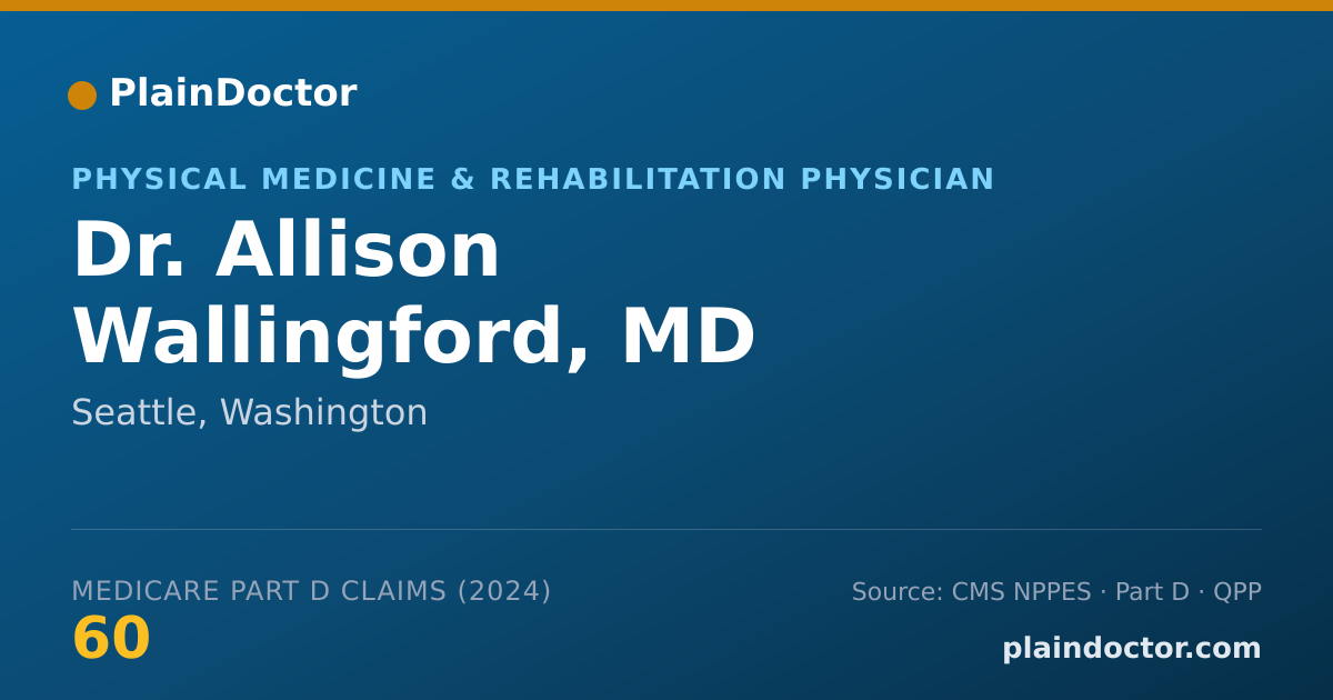 Shareable card for Allison Wallingford, MD - Physical Medicine & Rehabilitation Physician, Seattle, WA