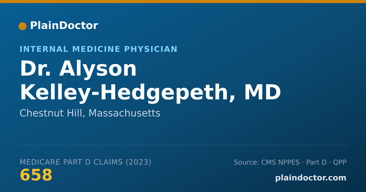 Shareable card for Alyson Kelley-Hedgepeth, MD - Internal Medicine Physician, Chestnut Hill, MA