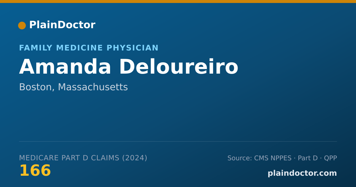 Shareable card for Amanda Deloureiro - Family Medicine Physician, Boston, MA