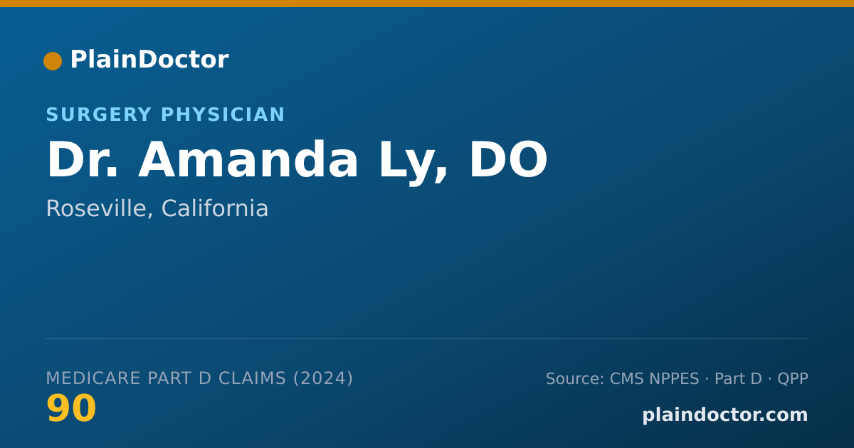 Shareable card for Amanda Ly, DO - Surgery Physician, Roseville, CA