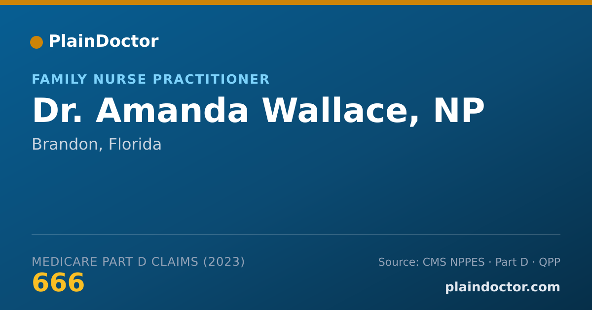 Shareable card for Amanda Wallace, NP - Family Nurse Practitioner, Brandon, FL