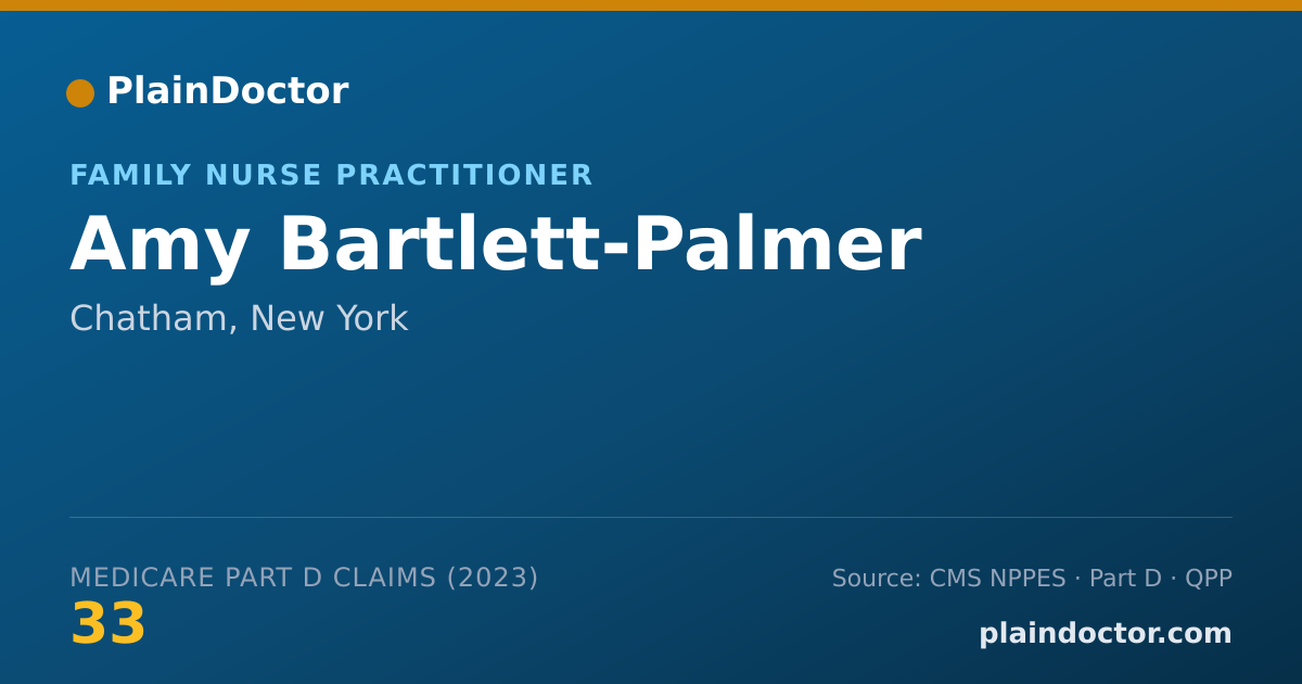 Shareable card for Amy Bartlett-Palmer - Family Nurse Practitioner, Chatham, NY
