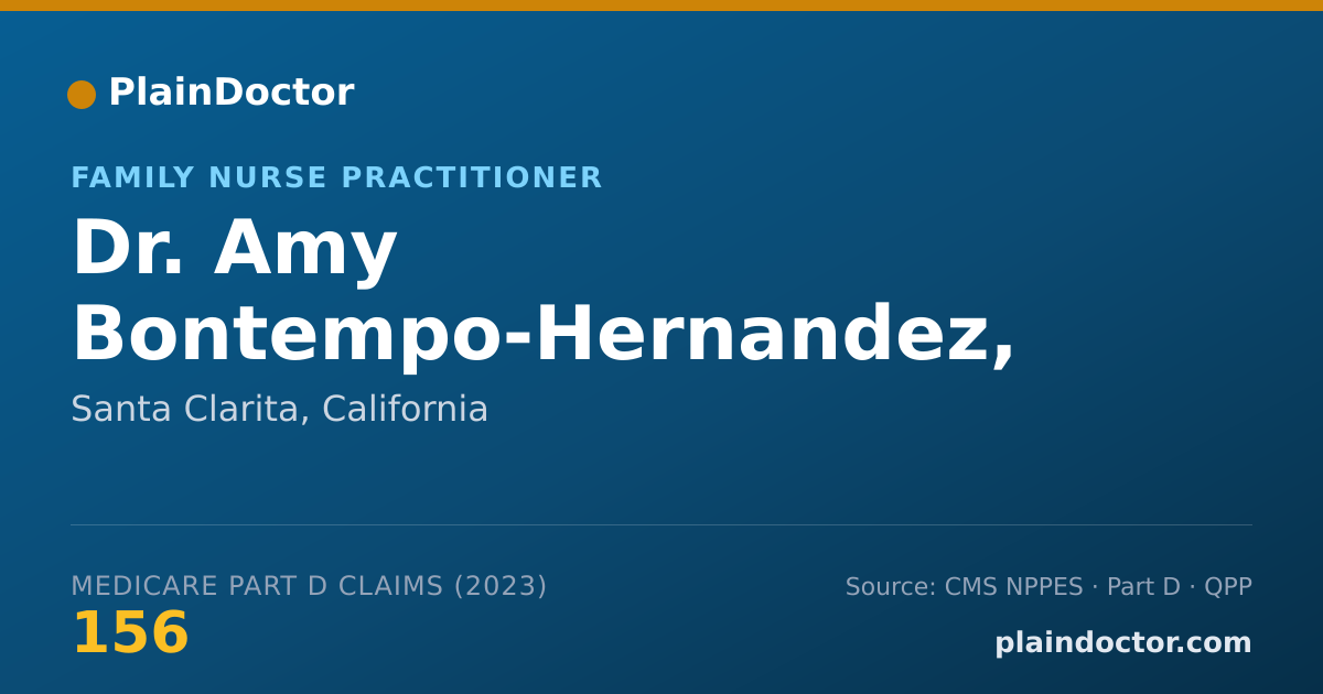 Shareable card for Amy Bontempo-Hernandez, FNP - Family Nurse Practitioner, Santa Clarita, CA