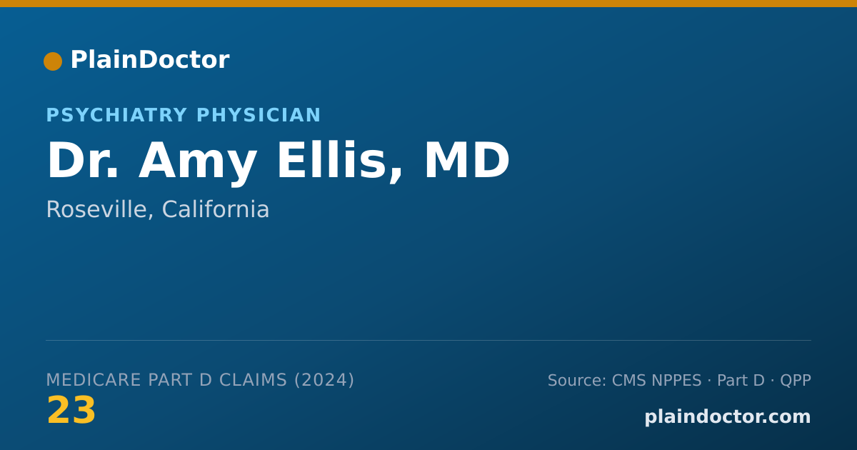 Shareable card for Amy Ellis, MD - General Practice Physician, Roseville, CA