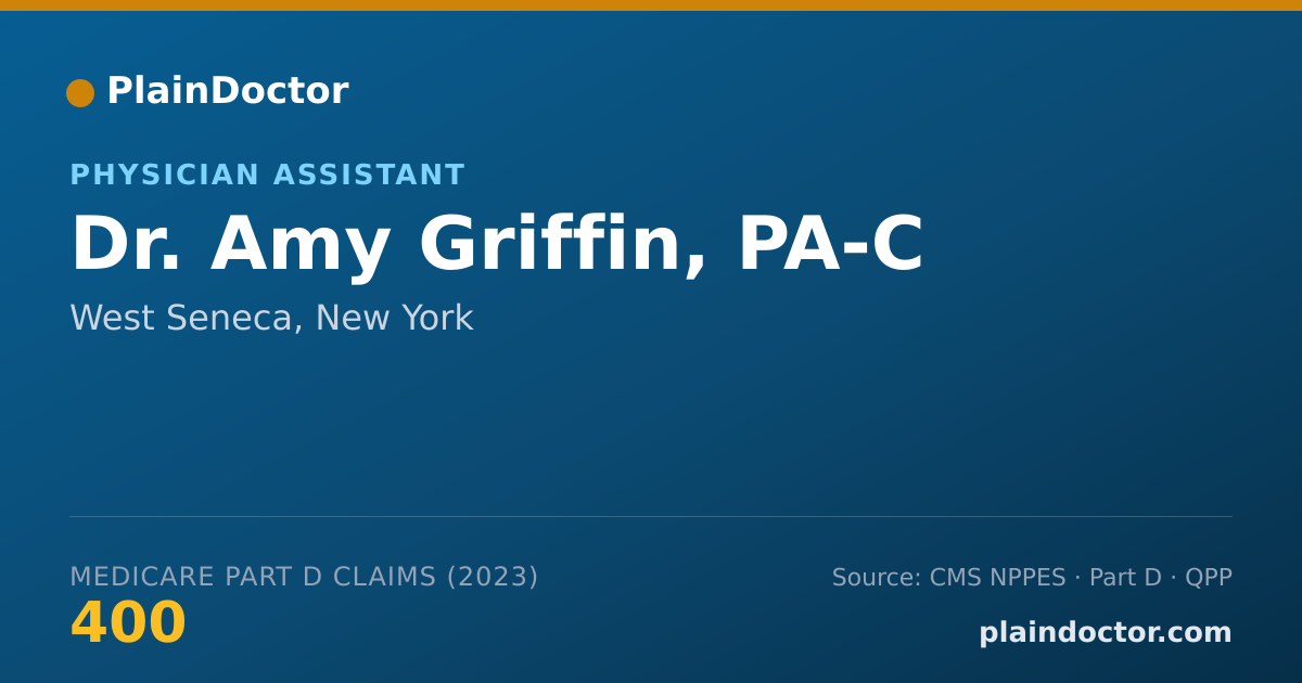 Shareable card for Amy Griffin, PA-C - Physician Assistant, West Seneca, NY