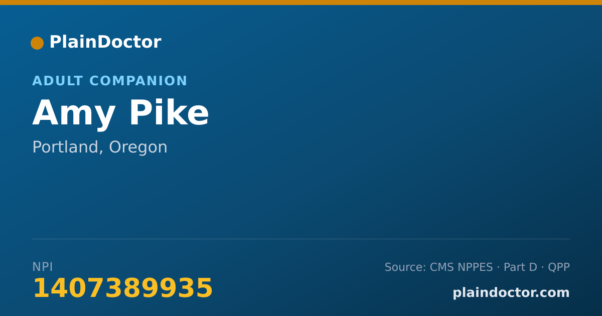 Shareable card for Amy Pike - Addiction (Substance Use Disorder) Counselor, Portland, OR