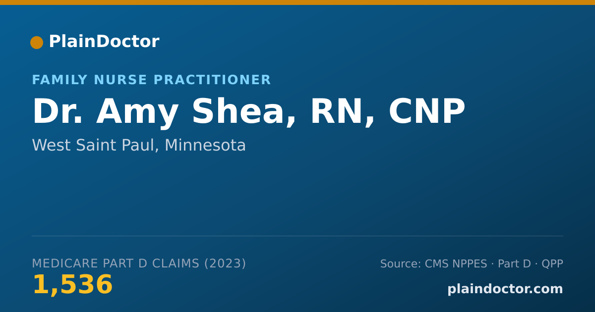 Shareable card for Amy Shea, RN, CNP - Family Nurse Practitioner, West Saint Paul, MN