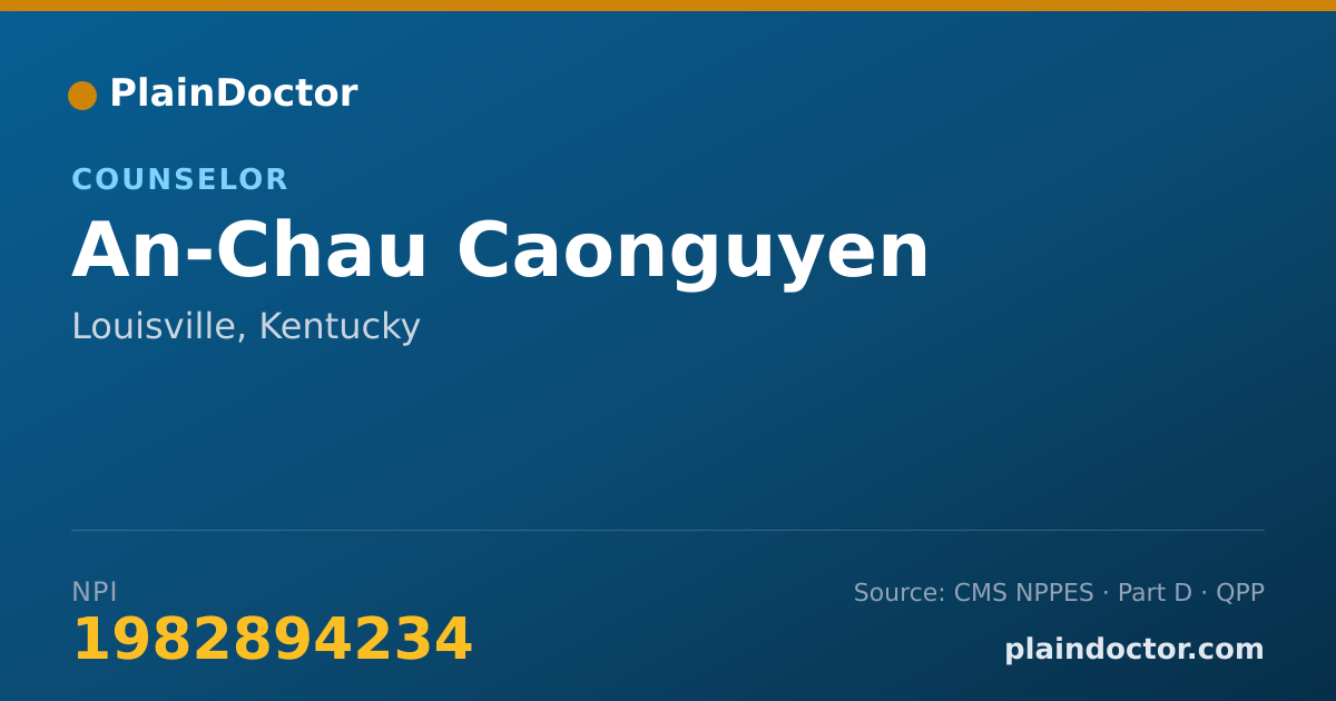 Shareable card for An-Chau Caonguyen - Counselor, Louisville, KY