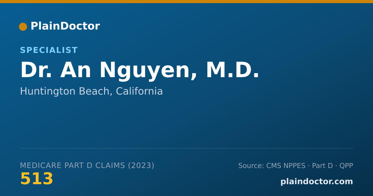 Shareable card for An Nguyen, M.D. - Specialist, Huntington Beach, CA