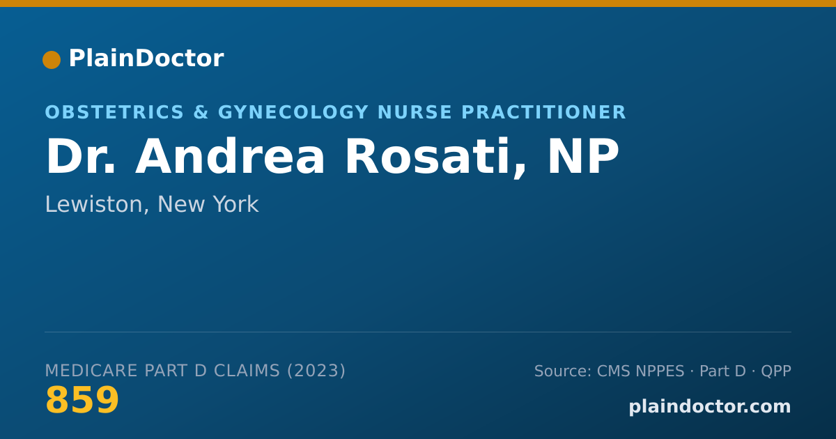 Shareable card for Andrea Rosati, NP - Obstetrics & Gynecology Nurse Practitioner, Lewiston, NY
