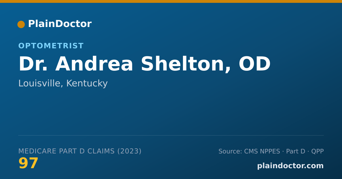 Shareable card for Andrea Shelton, OD - Optometrist, Louisville, KY