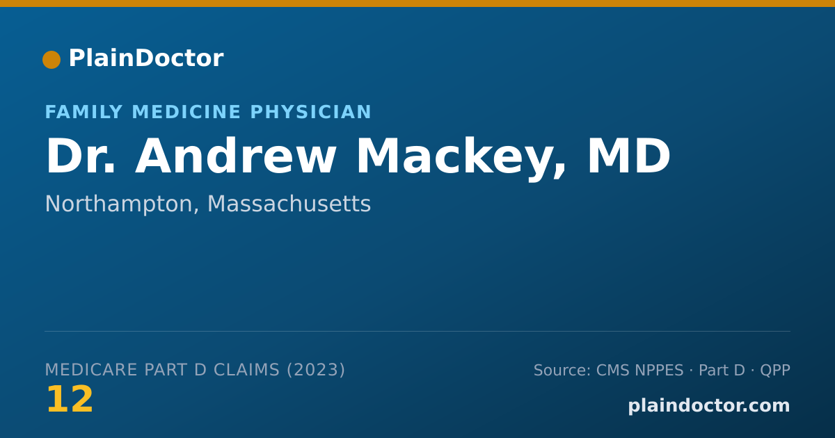 Shareable card for Andrew Mackey, MD - Family Medicine Physician, Northampton, MA
