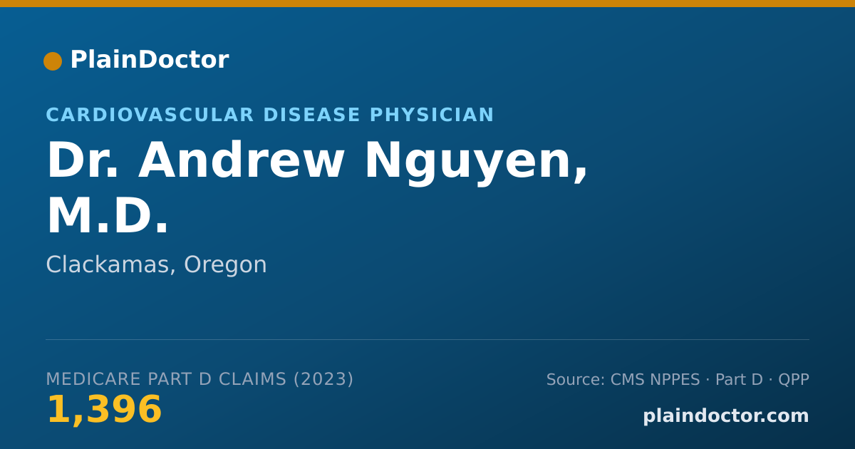 Shareable card for Andrew Nguyen, M.D. - Cardiovascular Disease Physician, Clackamas, OR