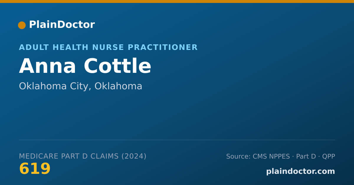 Shareable card for Anna Cottle - Adult Health Nurse Practitioner, Oklahoma City, OK