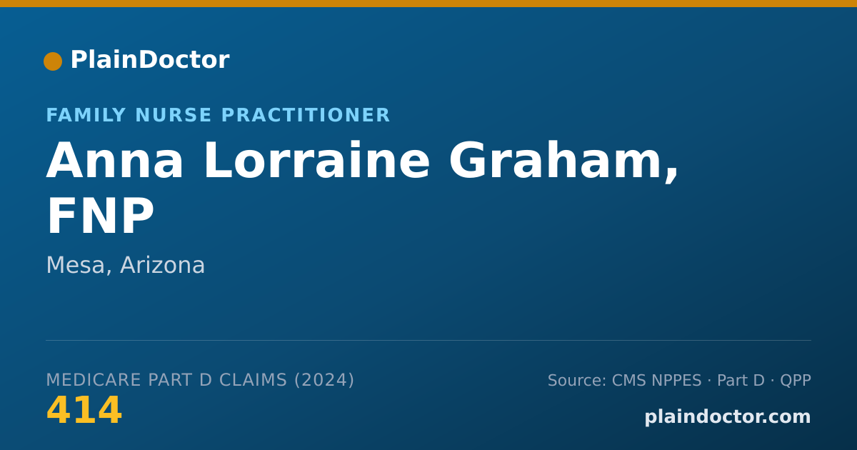 Shareable card for Anna Lorraine Graham, FNP - Family Nurse Practitioner, Mesa, AZ