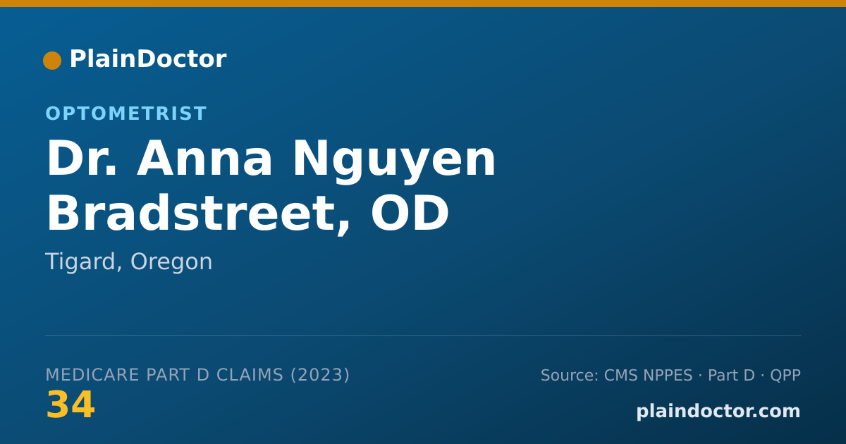 Shareable card for Anna Nguyen Bradstreet, OD - Optometrist, Tigard, OR