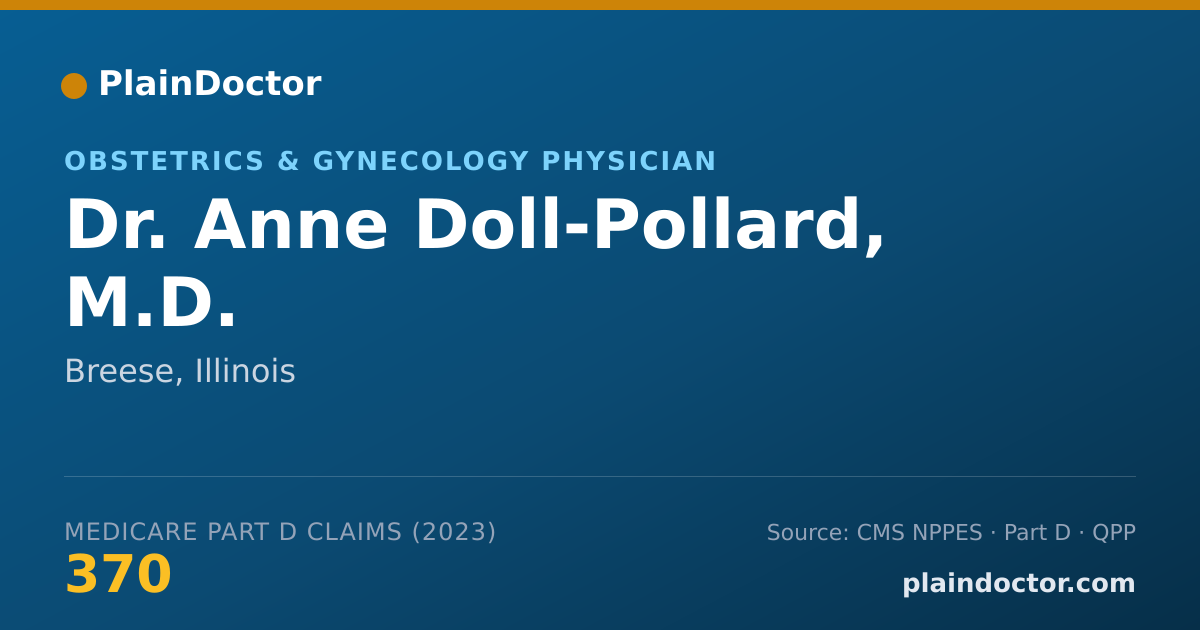 Shareable card for Anne Doll-Pollard, M.D. - Obstetrics & Gynecology Physician, Breese, IL