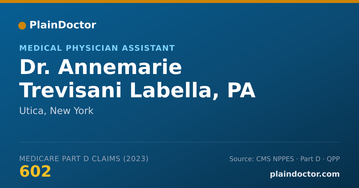 Shareable card for Annemarie Trevisani Labella, PA - Medical Physician Assistant, Utica, NY