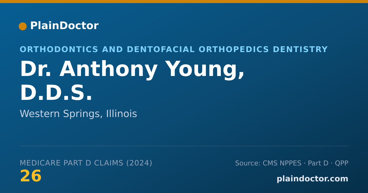 Shareable card for Anthony Young, D.D.S. - Orthodontics and Dentofacial Orthopedics Dentistry, Western Springs, IL