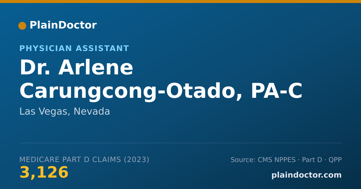 Shareable card for Arlene Carungcong-Otado, PA-C - Physician Assistant, Las Vegas, NV