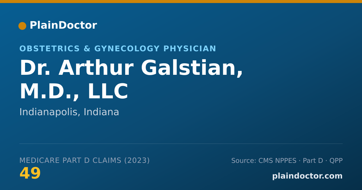 Shareable card for Arthur Galstian, M.D., LLC - Obstetrics & Gynecology Physician, Indianapolis, IN