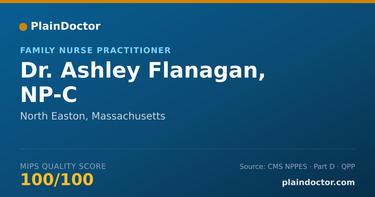 Shareable card for Ashley Flanagan, NP-C - Family Nurse Practitioner, North Easton, MA