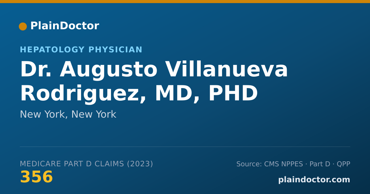 Shareable card for Augusto Villanueva Rodriguez, MD, PHD - Hepatology Physician, New York, NY