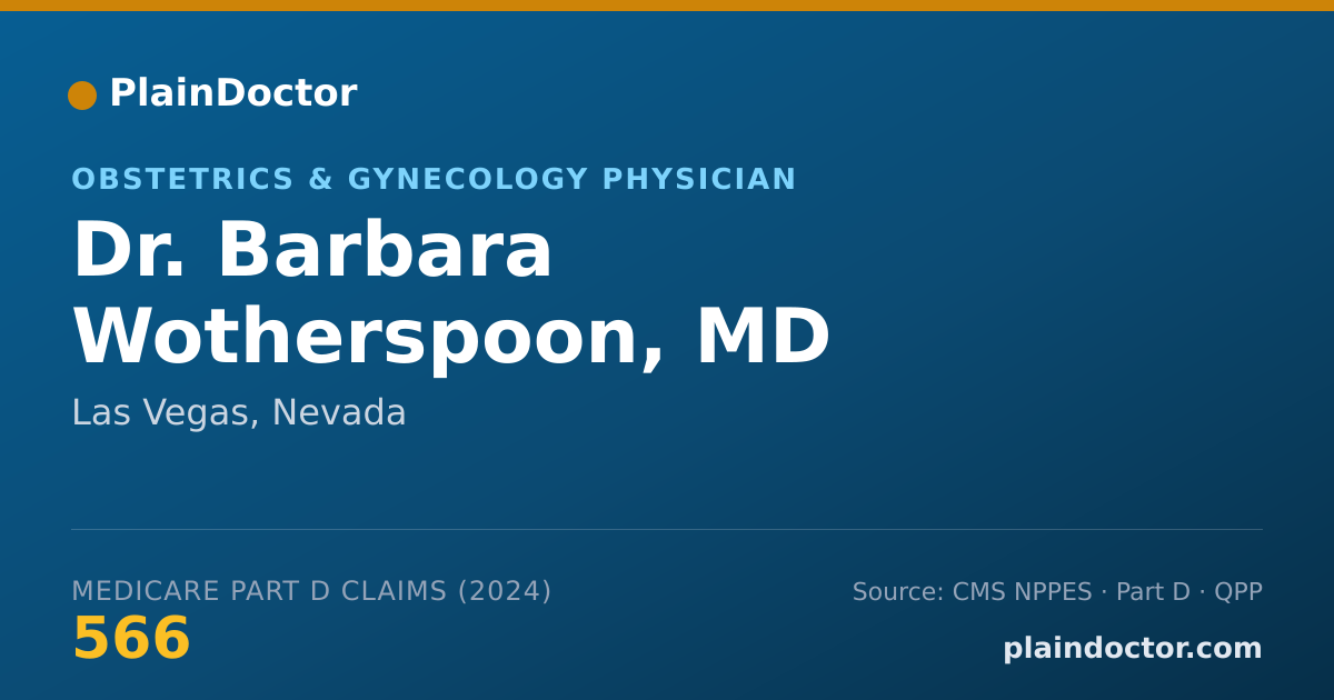 Shareable card for Barbara Wotherspoon, MD - Obstetrics & Gynecology Physician, Las Vegas, NV