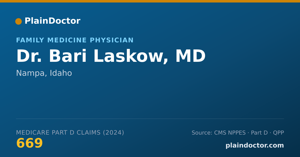 Shareable card for Bari Laskow, MD - Family Medicine Physician, Nampa, ID