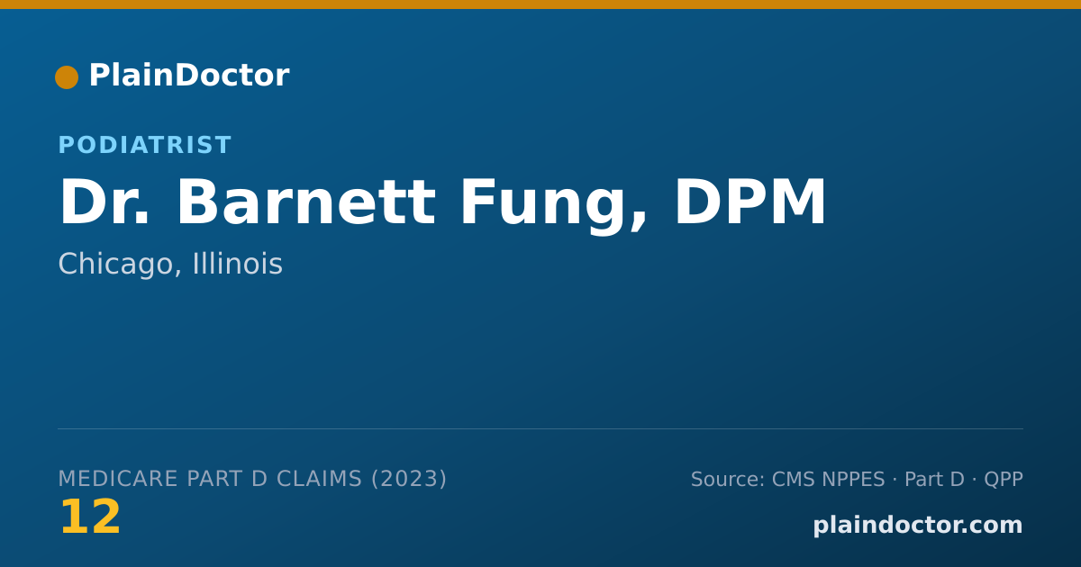 Shareable card for Barnett Fung, DPM - Podiatrist, Chicago, IL