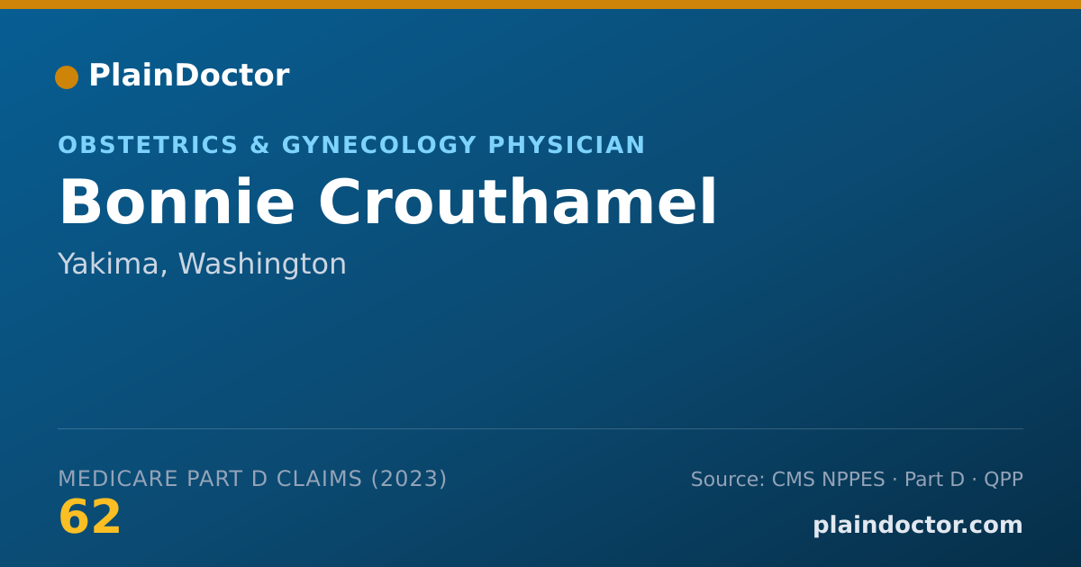 Shareable card for Bonnie Crouthamel - Obstetrics & Gynecology Physician, Yakima, WA