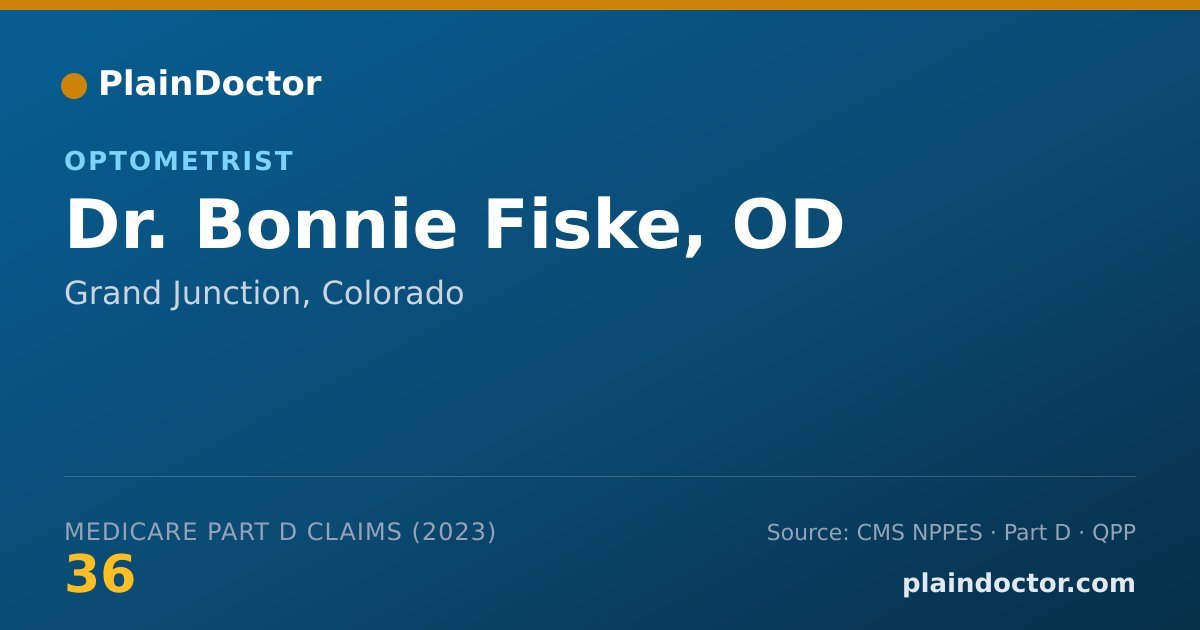 Shareable card for Bonnie Fiske, OD - Optometrist, Grand Junction, CO