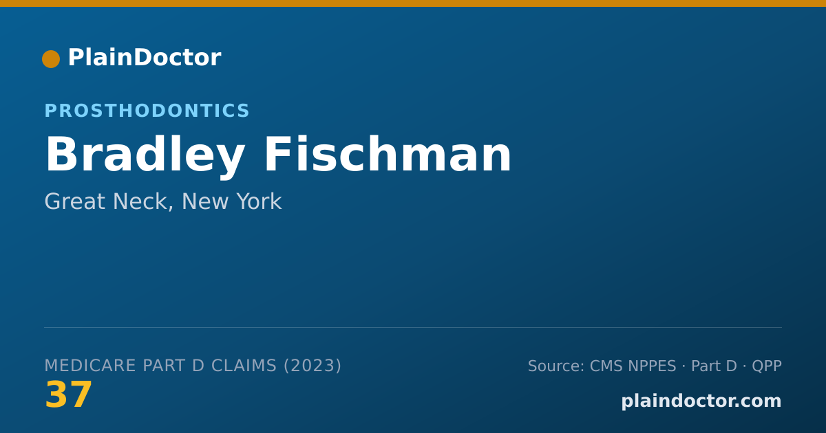 Shareable card for Bradley Fischman - Prosthodontics, Great Neck, NY