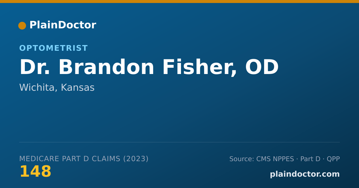 Shareable card for Brandon Fisher, OD - Optometrist, Wichita, KS