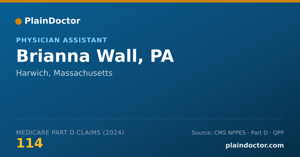 Shareable card for Brianna Wall, PA - Physician Assistant, Harwich, MA