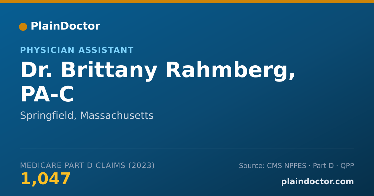 Shareable card for Brittany Rahmberg, PA-C - Physician Assistant, Springfield, MA