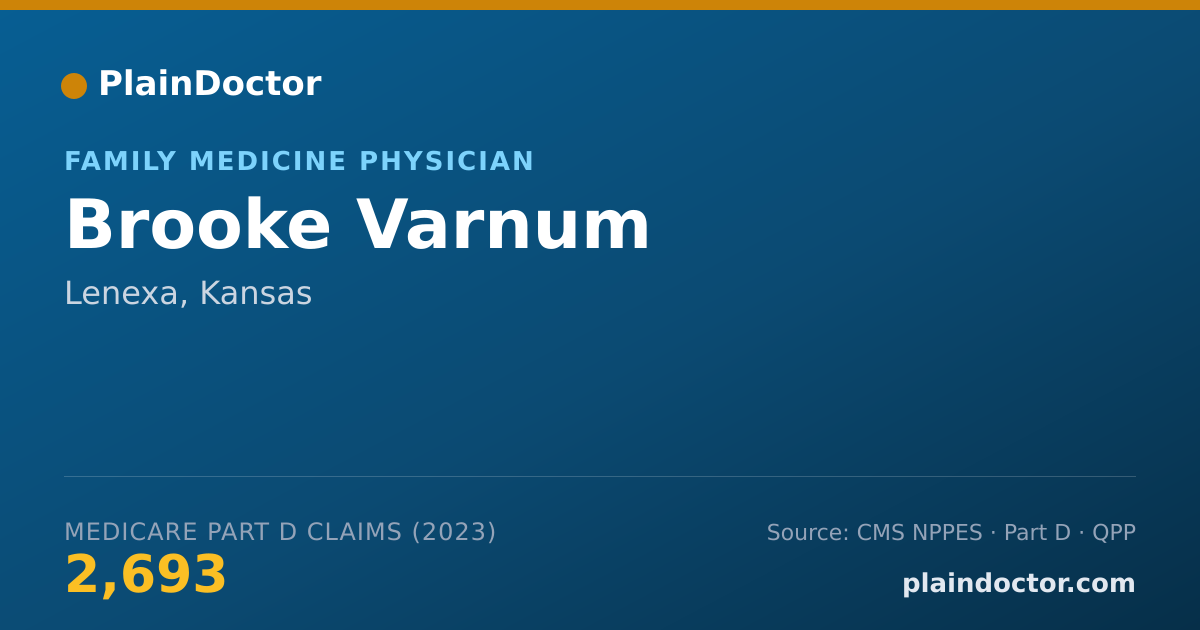 Shareable card for Brooke Varnum - Family Medicine Physician, Lenexa, KS