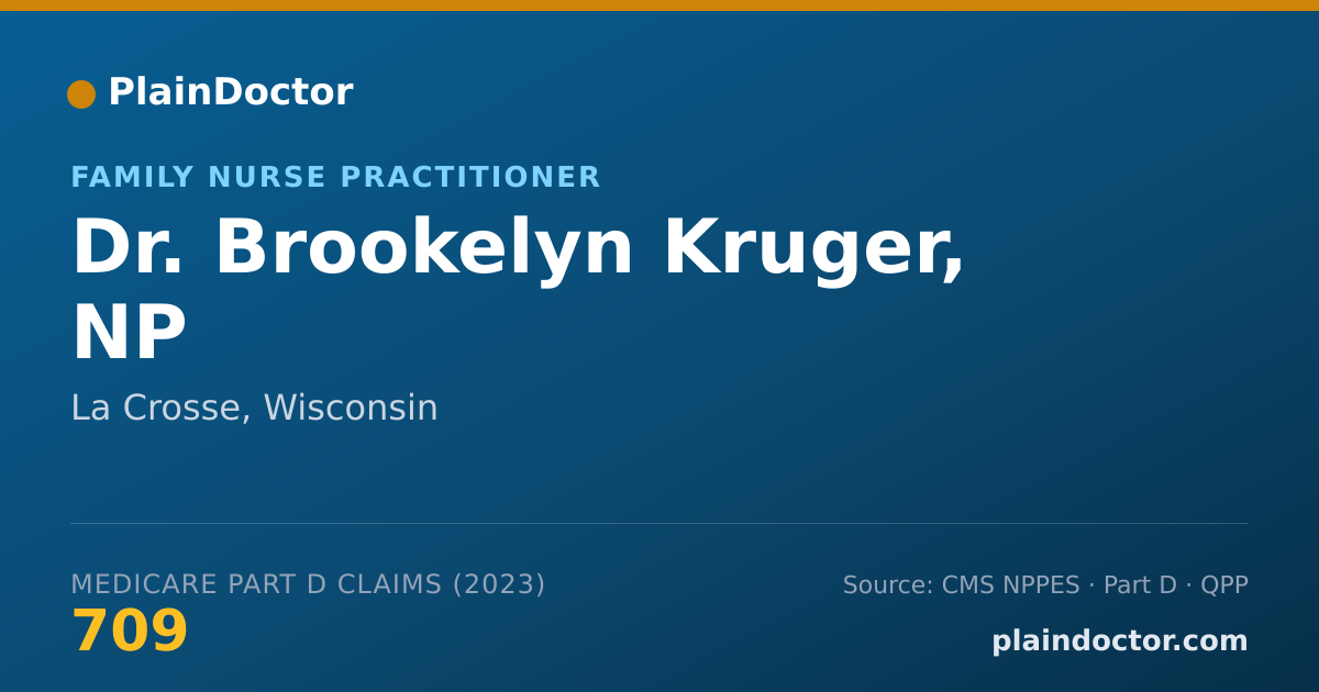 Shareable card for Brookelyn Kruger, NP - Family Nurse Practitioner, La Crosse, WI