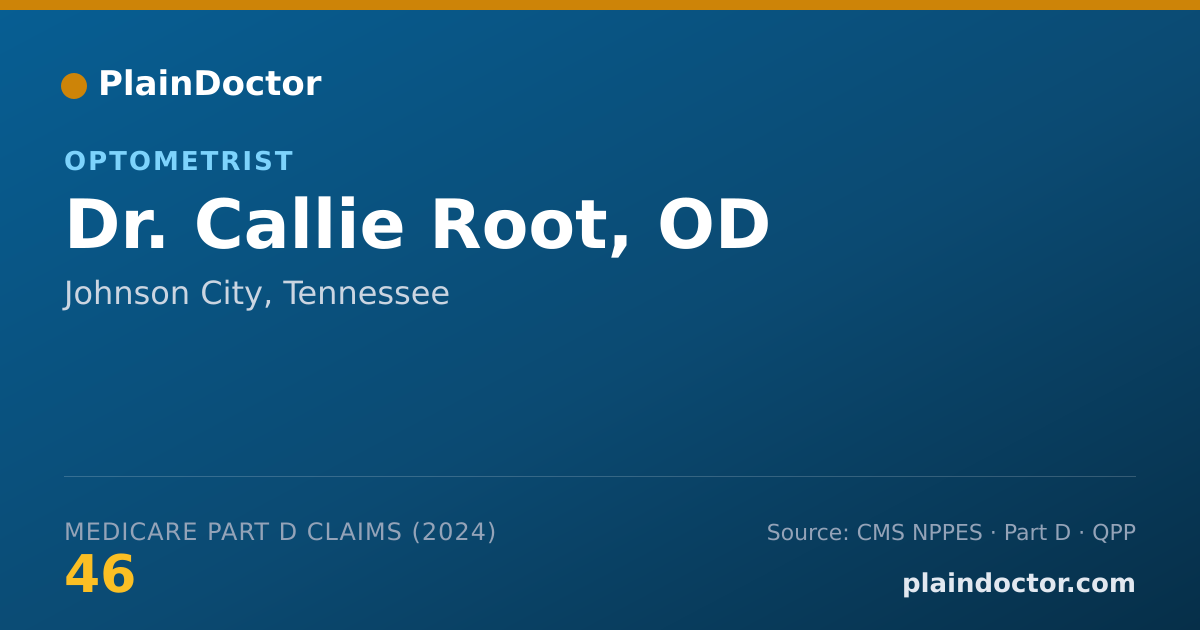 Shareable card for Callie Root, OD - Optometrist, Johnson City, TN