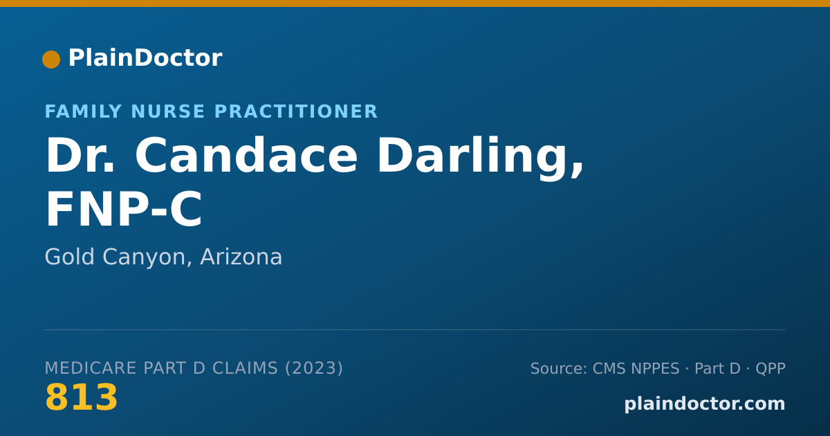 Shareable card for Candace Darling, FNP-C - Family Nurse Practitioner, Gold Canyon, AZ