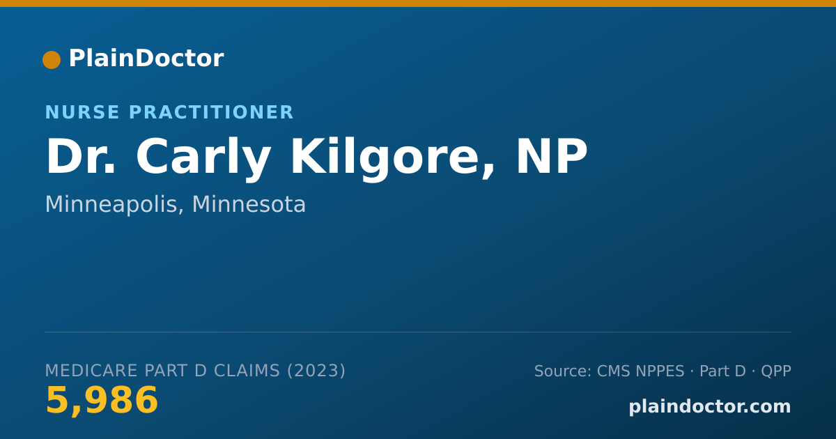 Shareable card for Carly Kilgore, NP - Nurse Practitioner, Minneapolis, MN